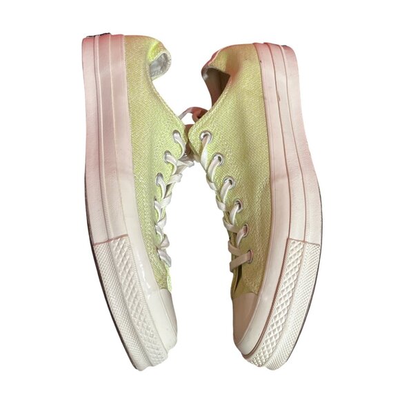 Chuck Taylor Womens Sneakers Lemon Yellow Size 9.5 SKU 8944 - Picture 3 of 9